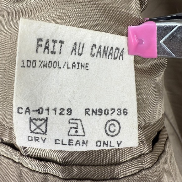 Vintage Chaps Ralph Lauren Blazer Size 42 Tall Wool Plaid Sport Coat Suit Jacket - Picture 7 of 16